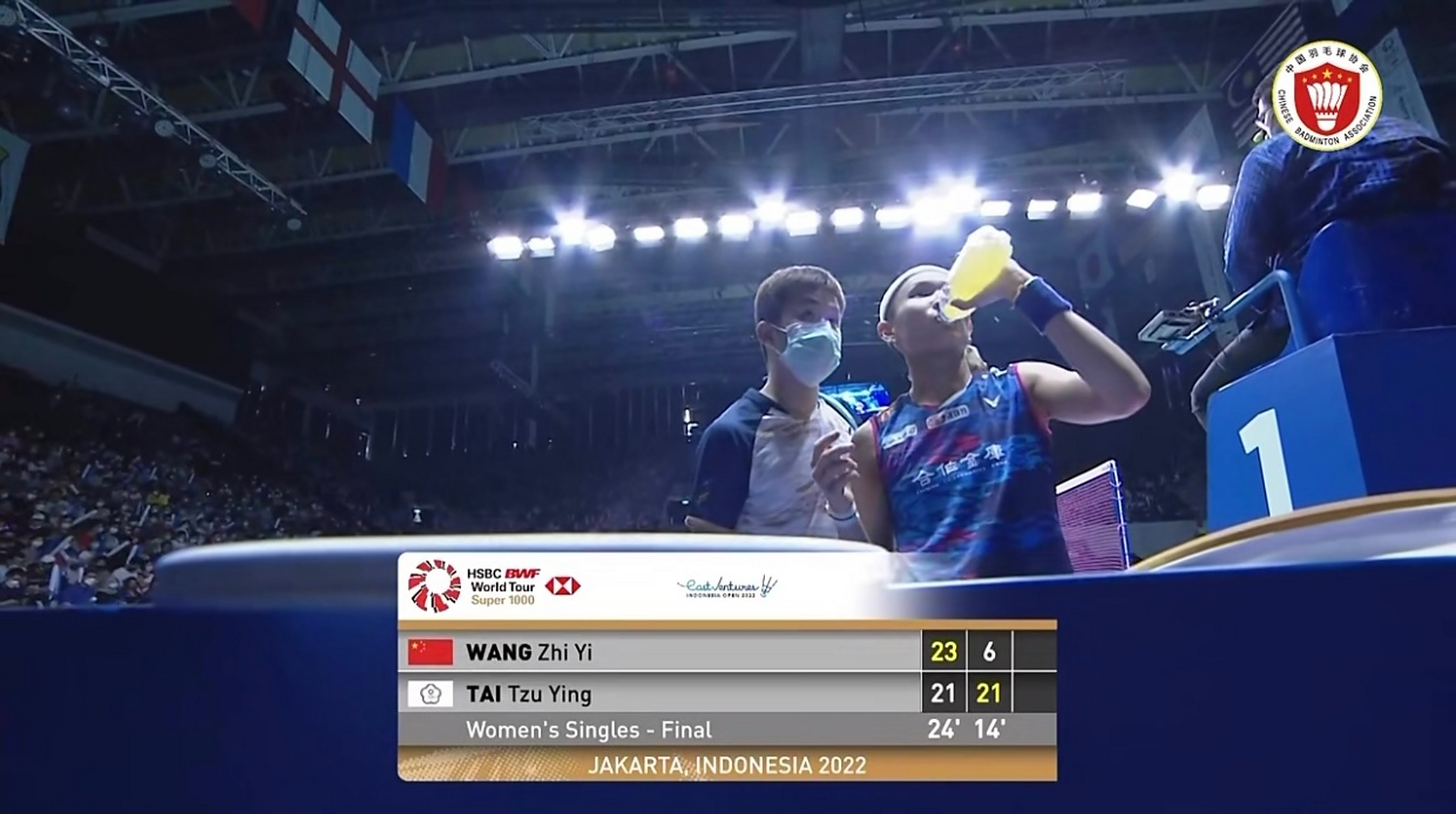 包含韩国羽毛球队绝杀印尼羽毛球队，戴资颖关键制胜的词条